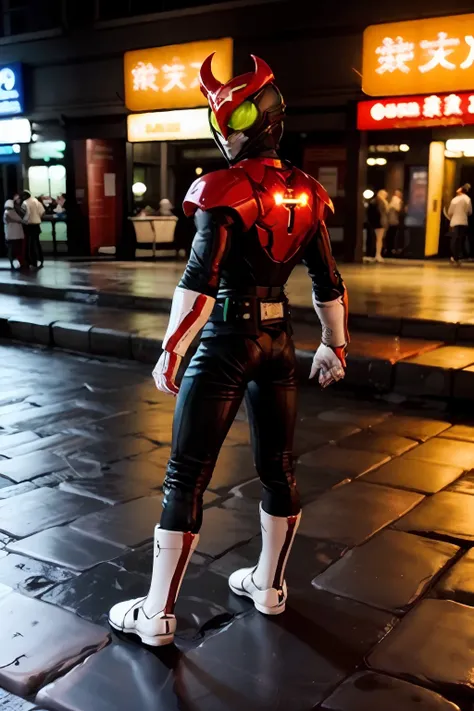 Stronger Kamen Rider, (En la ciudad de Nueva York:1.4),(Neon lights:1.3),(Foto RAW, La mejor calidad), (realista, fotorrealista:1.4),
Obra maestra, un extremadamente delicado y hermoso, extremadamente detallado, Fondo de pantalla de 8k, asombroso, Detalle ...
