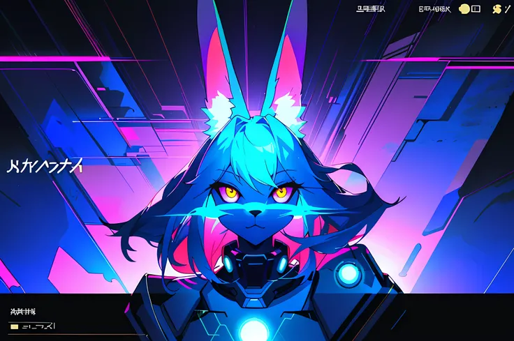 (vintage vhs), (crt screenshot), (Zen, Amy Sol style), (((blue anthro kemono furry rabbit))), underground cavern shining flashlight in old ruins, scene from a show about a blue anthro furry kemono rabbit who investigates deep space crime, (vast decrepit s...
