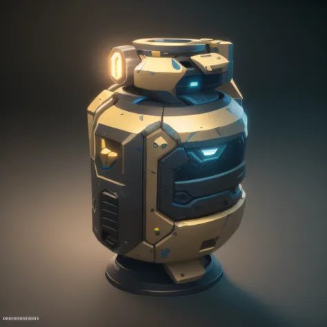 sci-fi gun,circular hand grenade, solo ,(masterpiece, top quality, best quality, official art, beautiful and aesthetic:1.2),(8k,...