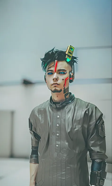 cyberpunk , anime boy