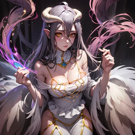 Albedo, one of the prominent characters in the anime and light novel series "Overlord," is a stunning and alluring presence in the Great Tomb of Nazarick. As the Overseer of the Floor Guardians, she serves as the loyal and devoted Guardian of the Throne, d...