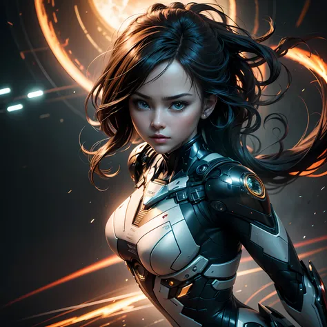 Cinematic, clear facial features and insanely detailed, this artwork captures the essence of the girl with breathtaking beauty. The color grading is beautifully done, enhancing the overall cinematic feel. Unreal Engine brings her to life, making her appear...