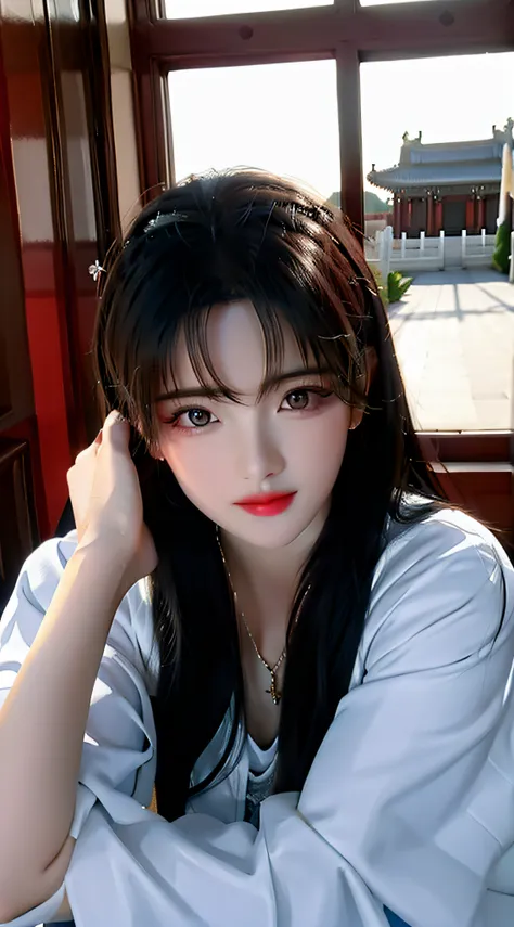 (((masterpiece))), (((best quality: 1.4))), ((super detail: 1.4)), a masterpiece of a qing court empress, 1girl, gorgeous hair, ...