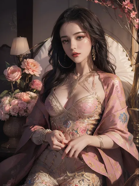 official art, unity 8k wallpaper, ultra detailed, beautiful and aesthetic, beautiful, masterpiece, best quality, (zentangle, mandala, tangle, entangle), (ecstasy of flower:1.2) dynamic angle, cowboyshot, the most beautiful form of chaos, elegant, a brutali...