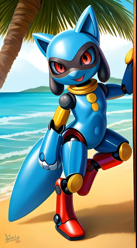 riolu ,obra maestra,mejor calidad,estilo de arte del the minuscule task ,robot maquina,metalico,shiny skin,metallic, mechanical,...