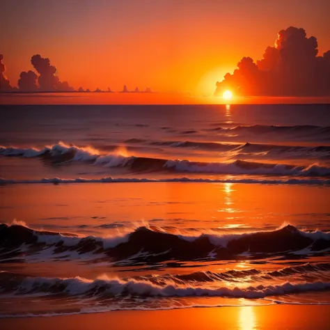 sunset over the ocean，there is a ship in the distance, image source：jan tengnagel, pexels, romanticism lain, the most beautiful ...