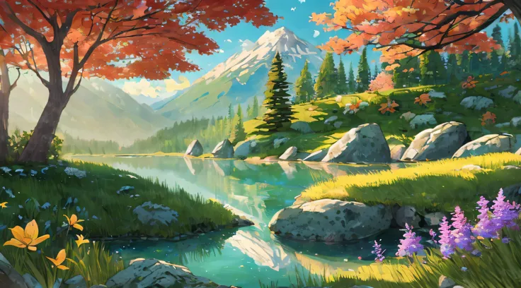 (best quality),(masterpiece),(ultra detailed),(high detailed),(extremely detailed),subject: beautiful anime natural sceneries
me...