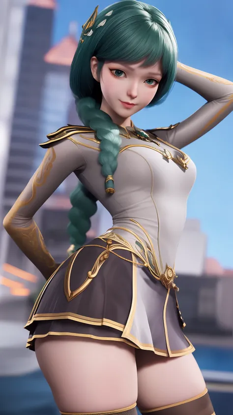 Close-up of a woman in a short skirt standing on a boat, Extremely detailed Artgerm, Range Murata and Artgerm, Style Artgerm, art-style, trending artgerm, beautiful and seductive anime woman, IG model | Art germ, Artistic germ style, 《overwatch》Anna, like ...