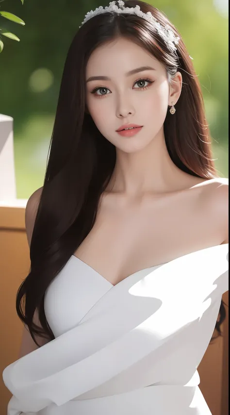 Fashion model 18 years old [[[[closeup cleavage]]]], [[[[boobgasm]]]], [[[[coll]]]], [[[[bshoulders]]]], perfect  eyes, Perfect iris，Perfect lips，perfect teeth，Perfect skin，Long face，slender nose，with fair skin，Soft front light，hdr，Movie girl，Casual，long w...