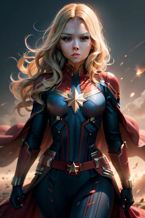 elizabeth olsen as captain marvel