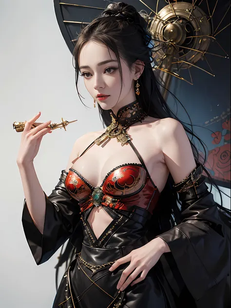 official art, unity 8k wallpaper, ultra detailed, beautiful and aesthetic, masterpiece, best quality, (zentangle, mandala, tangle, entangle), (fractal art:1.3) , 1girl, extremely detailed, dynamic angle, cowboyshot, the most beautiful form of chaos, elegan...