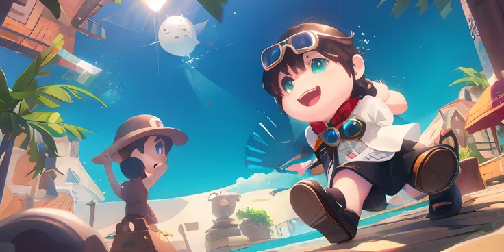 nintendos new mario rabbi rabbi rabbi rabbi rabbi rabbi rabbi rabbi rabbi rabbi rabbi rabbi rabbi rabbi rabbi rabbi, mobile game art, Stylized anime, Official artwork, vacation, summer swimming party, 8 k cartoon illustration, 3 d icon for mobile game, mob...