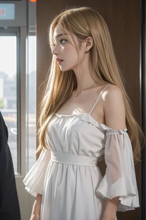 8k, raw camera, highres, detailed, masterpiece, portrait, photorealistic, hyperrealist, aesthetic, beautiful, best quality, highly detaile, best quality clothing, aesthetic clothings, professional angle, rule of thirds, Feminine, delicate, beautiful, 19 ye...