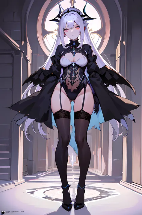 (masterpiece:1.2, best quality), (ultra-detailed), (illustration), (ultra highres), (delicate illustration), (hyper detailed),1girl, dark, unholy, evil, astral, undead, mystical, nice perfect face with soft skin, gothic deviantart masterpiece, dark, unholy...