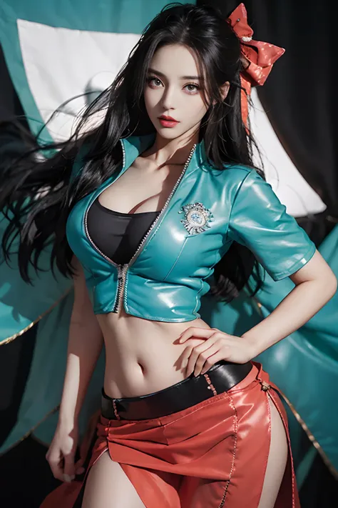 (((masutepiece+best quality+high resolution+ultra-detailed))), nico robin\(one piece\), long silky black hair, high nose, sharp ...