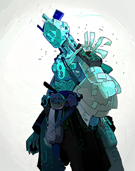 ayejaymakeart [[[character]]], [light blue and black]