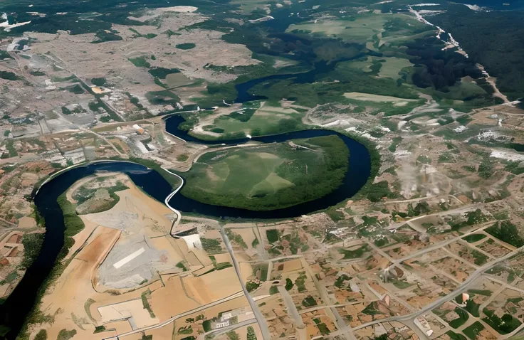 aerial view of a city with a river running through it, air shot, aerial view, antena, aerial photography, aerial photo, tiroteio...