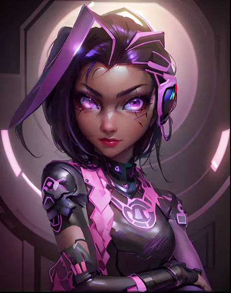 um close up de uma mulher com uma roupa futurista com fones de ouvido, Artgerm extremamente detalhado, fanart de overwatch, estilo artgerm, Inspirado em Overwatch, Artgerm e Ilya Kuvshinov, Personagem de Overwatch, Steven Artgerm Quatro, retrato artgerm, g...