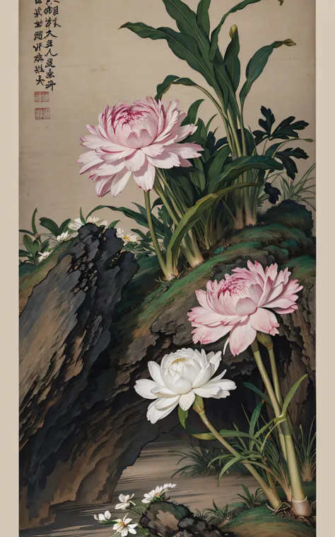 flower, leafs, Lily_(flower), plant, potted_plant, Palm_tree, White_flower, branch, Pink_flower, Lotus, Bamboo, Lily_af_The_valley, tree, Floral_Background, No_Humanity, Daisies