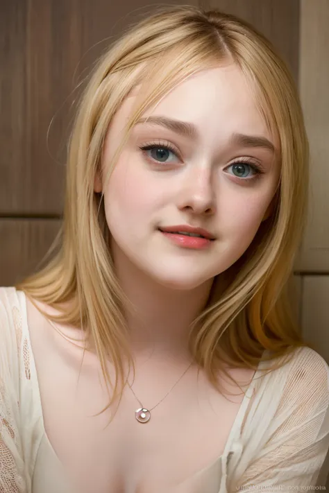 dakota fanning, prima de trabalho, alta qualidade, 4k, belo design, brilhante, lado a lado, foto premiada, extremamente detalhad...