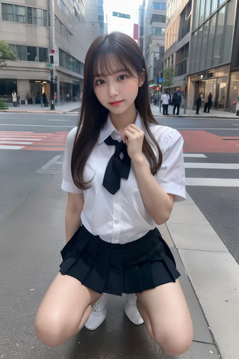 raw photograph,best quality,Move the center of gravity back, put your hands forward from both feet, put both feet in the hand circle, quite embarrassing, panties, thin legs, tight skirt, 90 degree knees, heels on the ground, hands in front of feet, hug fee...