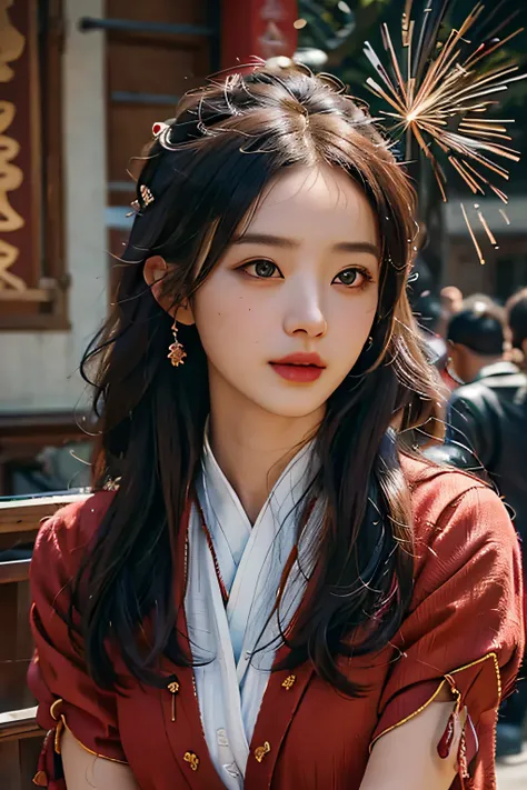 (RAW photo, best quality), (realistic, photo-realistic:1.3), best quality, highly detailed, masterpiece, ultra-detailed, illustration, 1girl, upper_body, dynamic angle, world mastery theater, messy_long_hair,best quality, extremely detailed CG unity 8k壁纸,,...