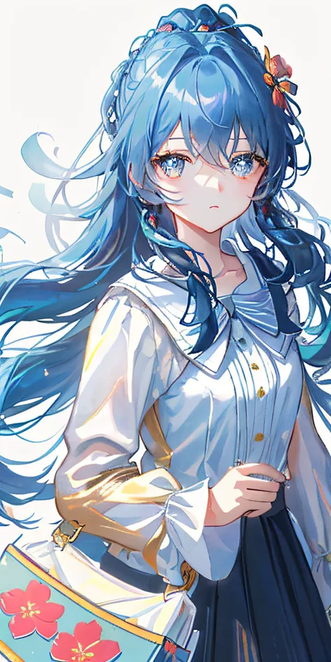 (masterpiece), (best quality), (ultra detailed),(disheveled hair),(illustration), (1girl), (Fashionable clothing), standing, Fashion model, looking at viewer, (interview), (simple background),beautiful detailed eyes, delicate beautiful face, Floating,(high...