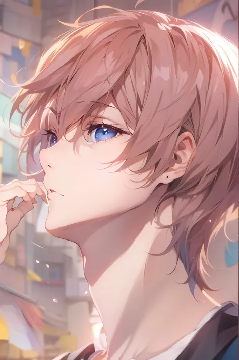 masterpiece, best quality, high quality, 1boy, solo, male focus, view the viewer, upper body, nanase_haruka