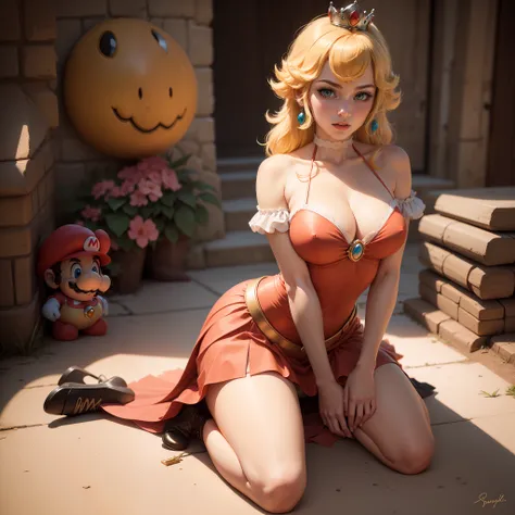 princess peach, from super mario bros