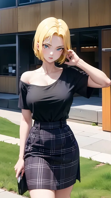 arafed asian woman in a black top and plaid skirt, asian girl, good young girl, intriguing outfit, sie boob, 18 years old, malaysian, beautiful asian girl, young and cute girl, an asian woman, with beautiful exotic, young asian girl, really large bust, 21 ...