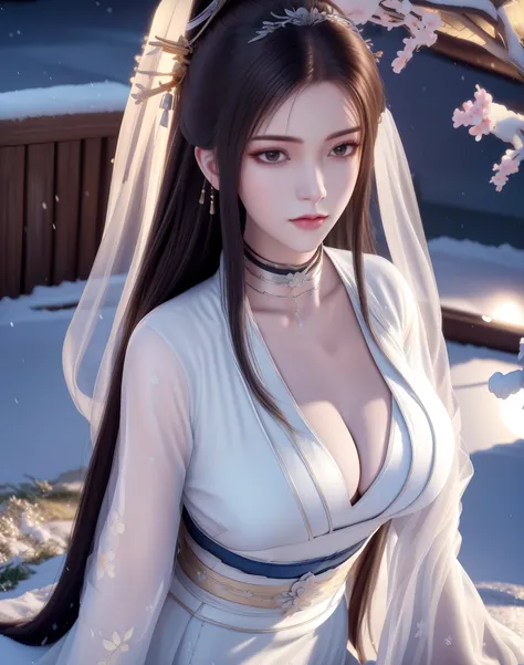 best qualtiy, tmasterpiece, A high resolution, (((1girl))), Ancient Chinese battlefield background,Metal armor, metalcollar, hair adornments, choker necklace, jewely, beautiful face, upon_body, Tyndall effect, realisticlying, dark studio, edge lit, twoton...