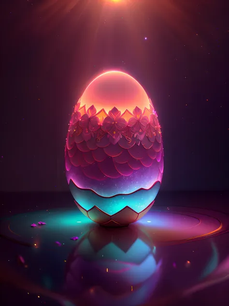 efecto shatter en after effects,,soft broken shell egg in intricately opaque 3d carved from shiny ivory in dimly lit room, con u...