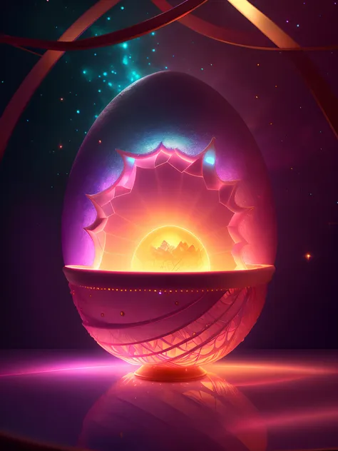 efecto shatter en after effects,,soft broken shell egg in intricately opaque 3d carved from shiny ivory in dimly lit room, con u...