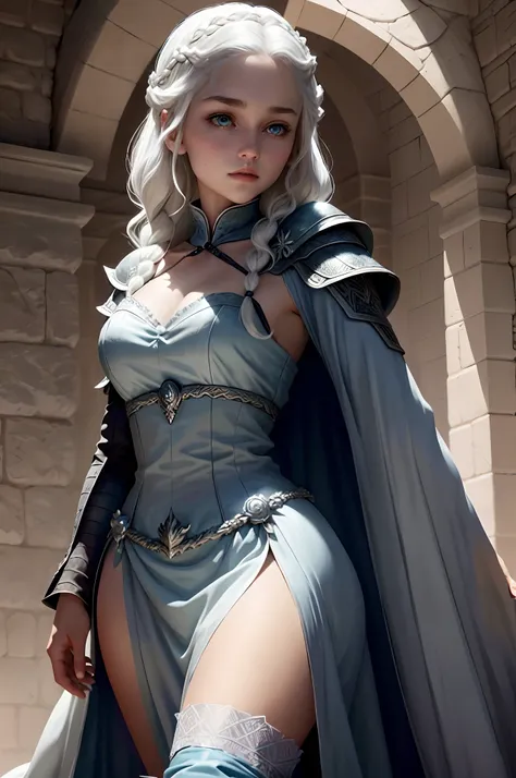 （tmasterpiece，best qualtiy：1.2），独奏，1girll，game of thrones heroine，daenerys targaryen，（cowboy lens：1.2），（beautiful skins：1.2），gro...