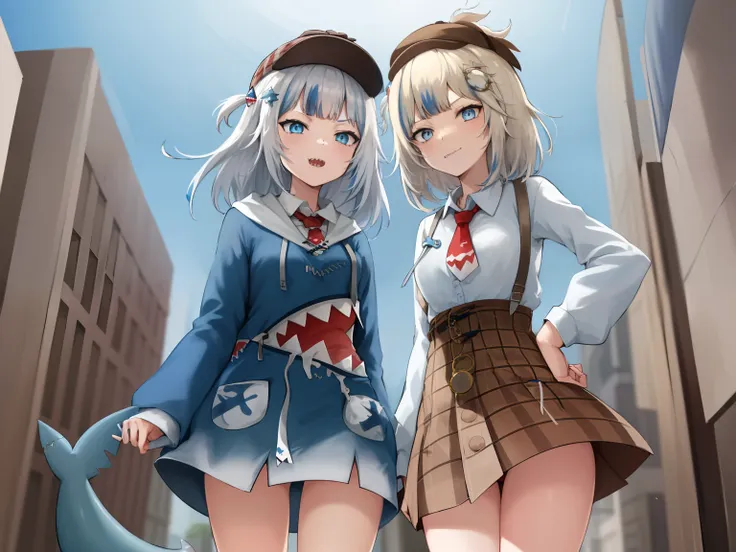 2d, masterpiece, best quality, anime, highly detailed, full body, 2 girl, 2 girl photo, bestfriend, a couple of girl, amelia_det...