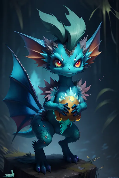 Furry dragon as survivor in zombie apocalypse holding a awp