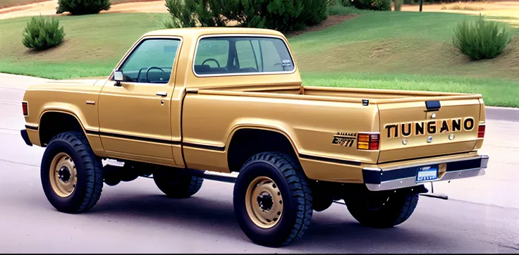 there's a tanned truck with a tan sash on the back, 1979, 1 9 7 9, 1978, 1 9 7 8, 1977, 1 9 7 7, 1 9 8 1, 1980, 1981, 1 9 8 0, 1...