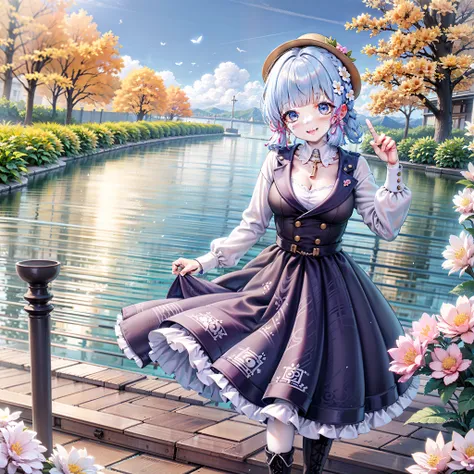 (The perfect human structure:1.0),((Masterpiece)),8k,((Ultra detailed)),Beautiful and aesthetic,Masterpiece, Best quality, ultraclear,(in clouds of smoke:1.1),(Dynamic smoke is everywhere:0.4),(Chinese pattern in the middle of girls forehead：1.4),(epic cin...