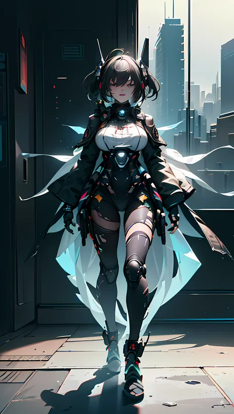 ((best quality)), ((masterpiece)), (detailed:1.4), 3d, an image of a beautiful cyberpunk female with thick voluminous hair,light...