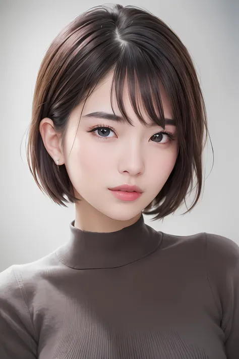 (((head to waist portrait))), ((upper body)), (masutepiece: 1.3), (8k, photorealistic, raw, of the highest quality: 1.4), (1 gir...