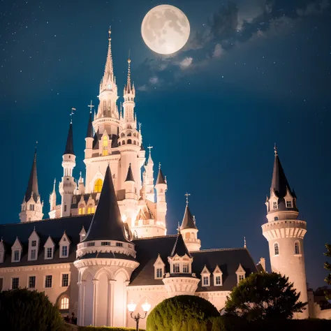 Castle night view