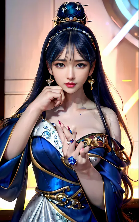 ((realisticity: 1.2)), ((realistic: 8K UHD)), ((best resolution: 8K UHD)), hyper detailed, best quality,masterpiece,highres,cg, ((1 girl hyper detailed and hyper realistic) ) , ((beautiful queen, hyper realistic and hyper detailed)),((white skin, beautiful...