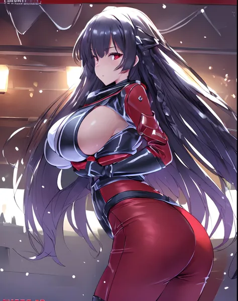 e7 Karin wearing a latex combat suit, red eyes,
(masterpiece),  best quality, highres, 4k, 8k, Detailed Illustration, intricate detail, cinematic lighting, amazing quality, 1girl, fit female, amazing shading, soft lighting, facing camera, perfect eyes, hug...