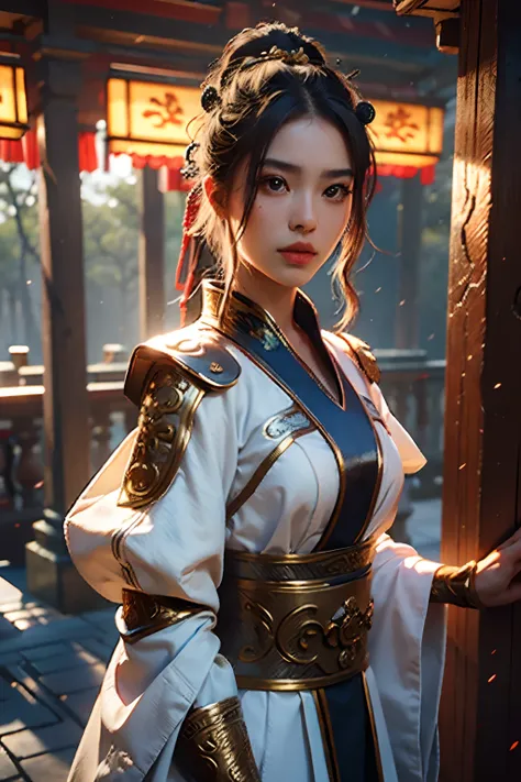 beste-Qualit, master piece, ultra highres, (photoreallistic: 1.4), xiuxian, arme, face detailed,
1fille, solo, arme, décolleté, (cercle magique: 1.2), xiuxian, haut du corps, belle fille, corps complet, East Asian architecture, gaine, architecture, hyper r...