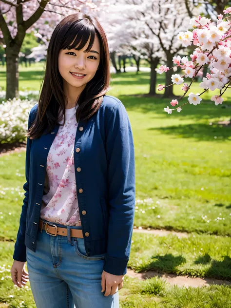 (best quality, masterpiece:1.2),ultra detailed,(photo realistic:1.4),1girl,upper body,lite smile,CherryBlossom_background,