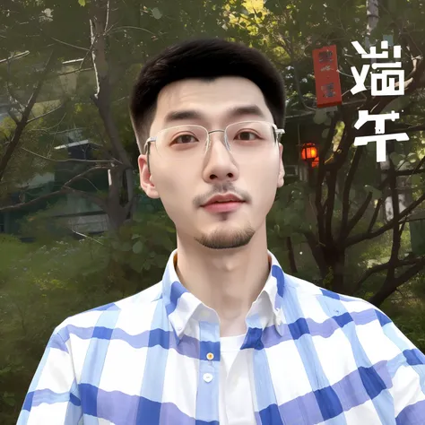 There was a man with glasses and a plaid shirt, Middle metaverse, yanjun cheng, Cai Xukun, Inspired by Xiao Yuncong, Li Zixin, Chiba Yuda, xintong chen, inspired by Huang Gongwang, Inspired by Bian Shoumin, jinyiwei