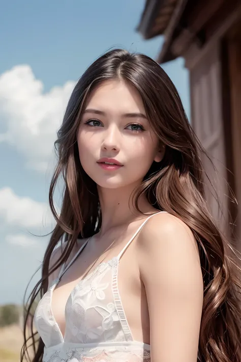 (8k, Best Quality, Masterpiece: 1.2), (Realistic, Realistic:1.37), Ultra Detailed, 1 Girl, Cute, Solo, Beautiful Detailed Sky, Dating, (Nose Red), (Smile: 1.15), (Shut Up) Small Breasts, Beautiful Delicate Eyes, (Long Hair: 1.2), Flowing Hair NovaFrogStyle...