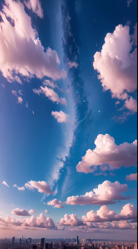 Skysky，Colorful auspicious clouds，8K wallpapers，extreme beautiful，winning artwork