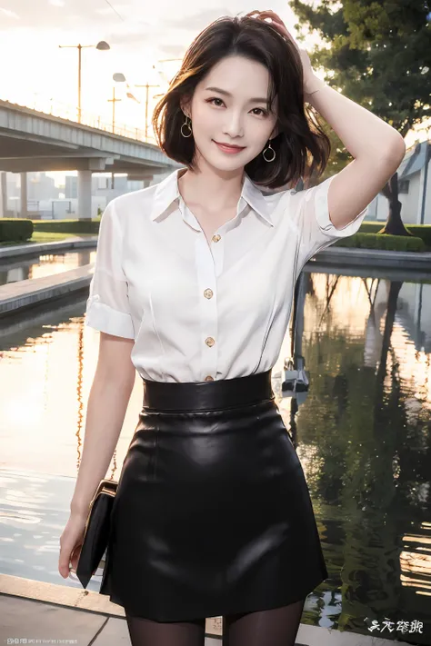 (8K, Best quality, Masterpiece:1.2),
(Realistic, photo-realistic:1.37),
Ultra-detailed,

1 girl, full bodyesbian, Outdoors, (Adjust hair:1.5)
Office Lady, black officeblazer, officeskirt, (Pantyhose:1.2), (short buttoneddownshirt:1.2), buttonedupcollarprim...