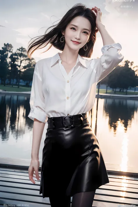 (8K, Best quality, Masterpiece:1.2),
(Realistic, photo-realistic:1.37),
Ultra-detailed,

1 girl, full bodyesbian, Outdoors, (Adjust hair:1.5)
Office Lady, black officeblazer, officeskirt, (Pantyhose:1.2), (short buttoneddownshirt:1.2), buttonedupcollarprim...